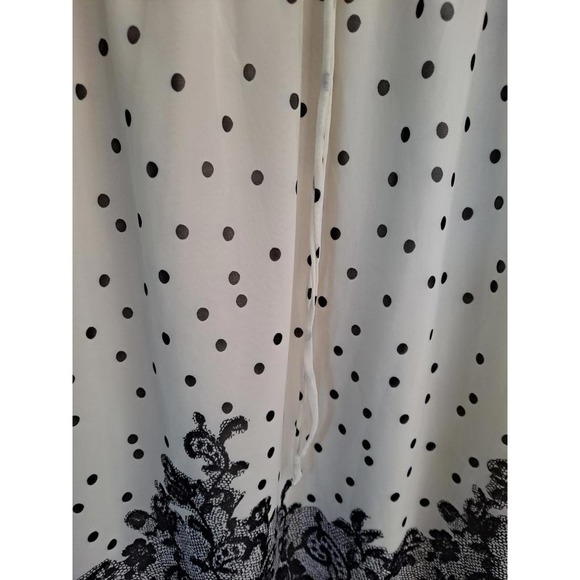 Maurices White with Black Lace Sleeveless Mini Dress Size M - Picture 6 of 9